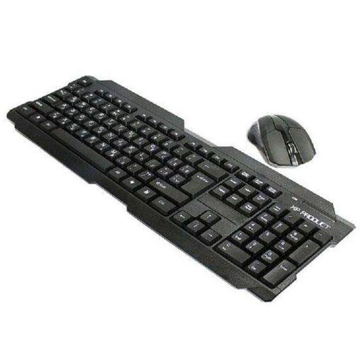 کیبورد و ماوس بی سیم ایکس پی-پرواکت مدل XP-W4200B با حروف فارسی